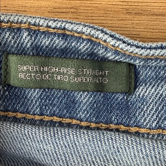 Wild Fable Super High Rise Straight Jeans - Size 2 - Picture 3 of 3